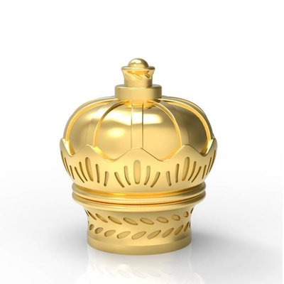Buy Customzied Elegant Gold Zamak Metal Perfume Cap Zinc Alloy Perfume Bottle Tops online manufacture