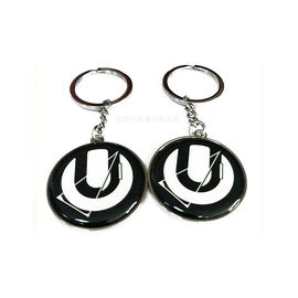 Buy Promotion Gift  Metal Key Ring Zinc Alloy Custom Made With Laser Logo online manufacture