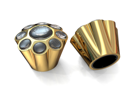 Buy New Mould Customized Zamak Perfume Caps For FEA15 Standard Bottle Neck online manufacture