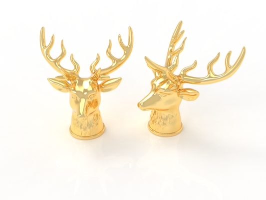 Buy Hot-End Deer Shaped Zamak Perfume Caps Zinc Free Mould Perfume Set online manufacture
