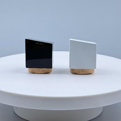 buy Black/white zinc alloy perfume cap Square cap online manufacture