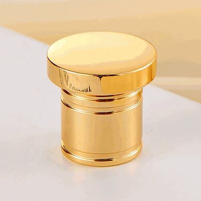 buy High-end gold zinc alloy perfume cap Cylindrical perfume cap online manufacture