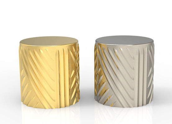 buy Luxury custom zinc alloy perfume cap Round perfume cap online manufacture