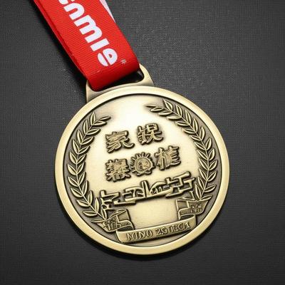 Buy 2mm Thickness Custom Metal Medal with Customized Design and Personalized Theme for Awards and Souvenirs online manufacture