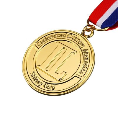 Buy Custom Medals and Custom Award Medals with Shiny Gold Plating, 2mm Thickness, and 7-10 Business Days Production online manufacture