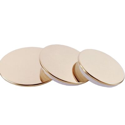 Buy Factory High End Zamac Candle Jar with Metal Candle Lid Gold Zinc Alloy Metal Lids  Bottle Caps & Closures for Candles online manufacture