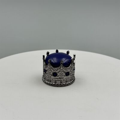 Buy High End Plastic Perfume Caps Crown Shaped Shiny Perfume Cap Aluminum Plastic Bottle Lid Plastic Cover Gold Existing Factory Cap online manufacture