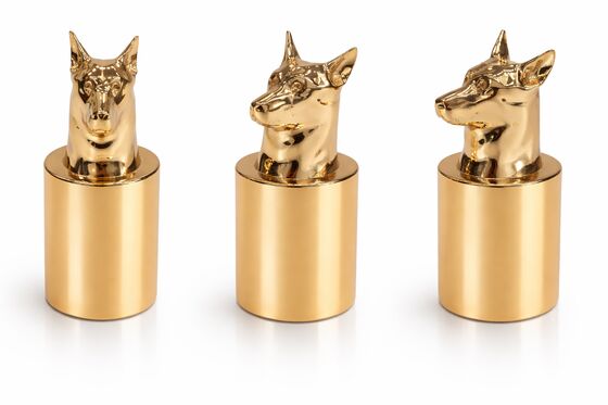 Buy Luxury Polished Gold Zamak Perfume Cap with Customizable Design and Die-Casting Process online manufacture