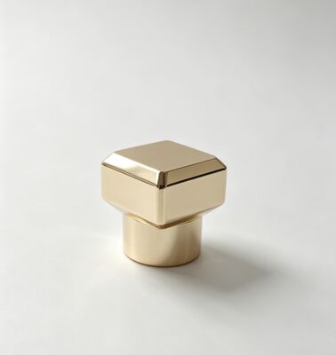 Buy Minimalist Cut Zinc Alloy Perfume Bottle Cap - High-End Gold Plated online manufacture