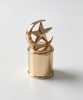 Buy Crescent & Star Zamak Perfume Cap - Luxury Gold Finish online manufacture