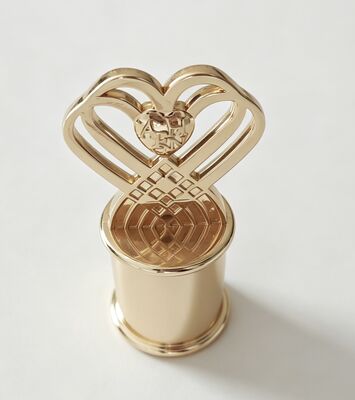 Buy Double Heart Crown Zamak Perfume Cap - Luxury Gold online manufacture