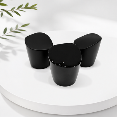 Buy Black Finish Customizable Design Zamak Perfume Cap with 15mm Diameter for Luxury Fragrance Packaging online manufacture