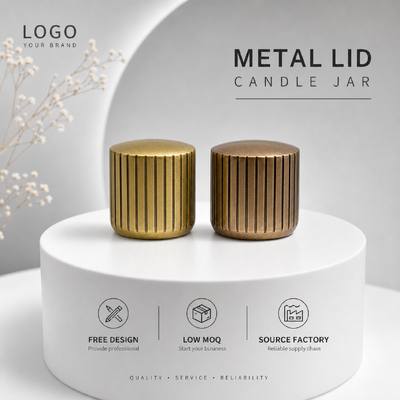 Buy Vintage Vertical Striped Zinc Alloy Cylinder Perfume Cap Antique Gold Bronze Metal Fragrance Bottle Lid For Luxury Perfume Glass Bottle online manufacture