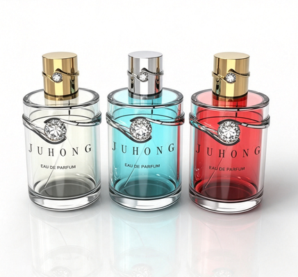 Buy Magnetic Twisted Line Zamac Perfume Cap with Inlaid Rhinestones | Customizable Bottle Lid for Luxury Fragrance Packaging online manufacture