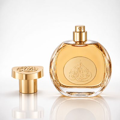 Buy Gold Plated Zamac Perfume Cap with Customized Design and Embossed Pattern for Luxury Fragrance Bottles online manufacture