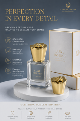 Buy Conical Shape Zamac Perfume Cap With Embossed Rose Decoration Gold Plated Luxury Metal Perfume Bottle Top Custom Packaging Accessory Magnetic online manufacture