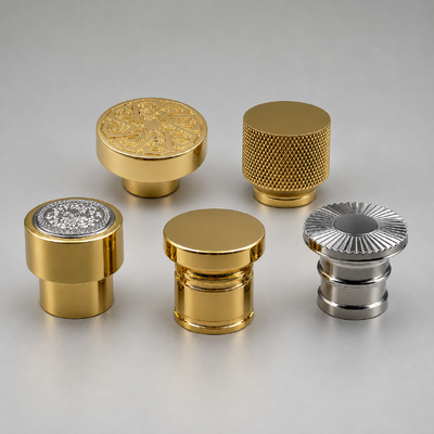 Buy Luxury Embossed Engraved Zamac Perfume Cap Gold Silver Knurled Sunburst Pattern Metal Perfume Bottle Lid Custom Logo online manufacture
