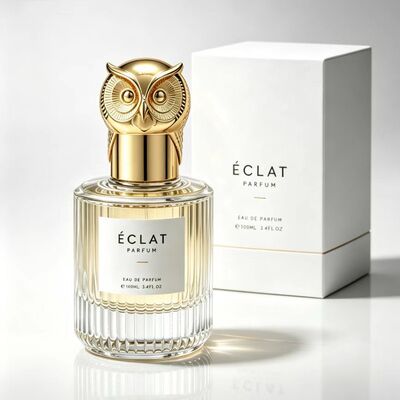 Buy Luxury 3D Owl Head Zamac Perfume Cap – Custom Gold Zinc Alloy Animal Shape Bottle Lid online manufacture