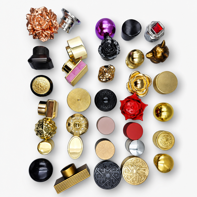 Buy Perfume Bottle Cap Zinc Alloy Lid FEA15 Zinc Alloy Wholesale Perfume Bottle Lid Custom Logo Fragrance Lid Zamac Perfume Cap online manufacture