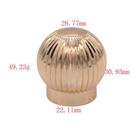 Buy Custom Size Gold Color Zamak Perfume Caps Nut Zinc Alloy Perfume Cover online manufacture