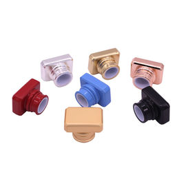 Buy Square Rose Gold Alloy Perfume Bottle Caps Metal High - End Design online manufacture