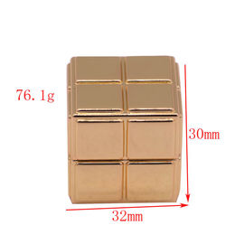 Buy Golden Square Zinc Alloy Magnetic Perfume Cap For Simple And Generous online manufacture