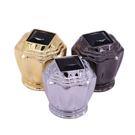 Buy 23 * 33mm Zamac Perfume Cap / Magnetic Perfume Cap For Travel Perfume Bottle online manufacture