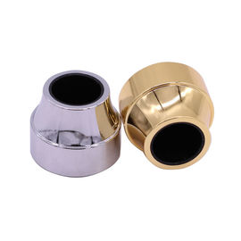 Buy Zamak Zamac Material Silver Perfume Bottle Caps / Glass Bottle Perfume Spray Caps online manufacture