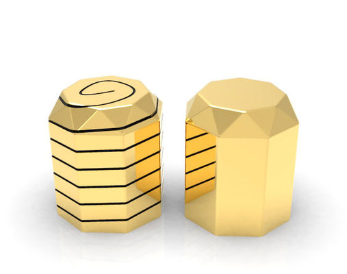 Buy Die Casting Cylindrical Zinc Alloy Perfume Bottle Cover online manufacture