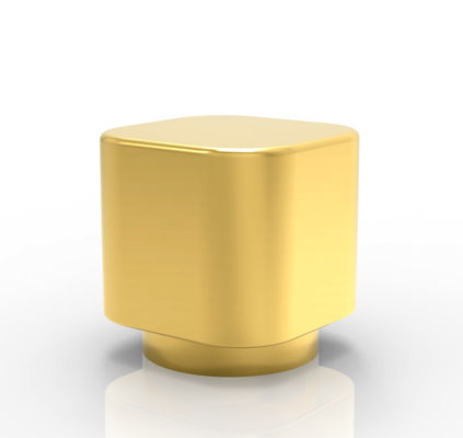 Buy Design Customized Gold Color Zamak Perfume Bottle Caps For Fea15 neck online manufacture