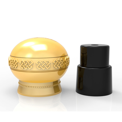 Buy Zinc Alloy OEM ODM Luxury Perfume Bottle Cover Have Existing Molds online manufacture