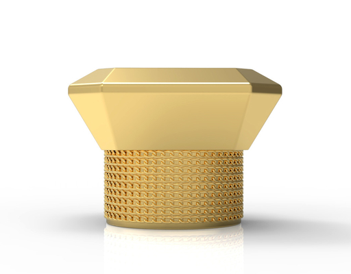 Buy Luxurious And Generous Zamak Perfume Caps Polished Or Deburring online manufacture