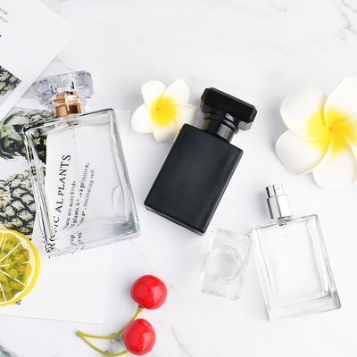 Buy 1oz Perfume Glass Bottle Square 100ml For E Cigarette E Liquid online manufacture