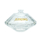 Wholesale High-Grade Glass Perfume Bottles 75ml Shaped Crystal White Glass Transparent Perfume Bottles Can Be Equipped W