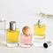 Perfume Glass Bottle 30ml 50ml Bayonet Cylinder Transparent Perfume Subpackage Cosmetics Spray Bottle With Wooden Cover