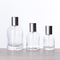Perfume Bottle 30ml 50ml 100ml Round Glass Spray Perfume Bottle Women'S Luxury Empty Perfume Bottle With Silver Cap