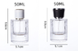 New 50ml Vertical Stripe Perfume Bottle Bayonet Spray Perfume Subpackage Bottle With Cap Perfume Bottle Senior