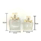 50ml 100ml Exquisite Perfume Bottle Glass Bottle Alloy Bow Spray Empty Bottle Matching Factory Customization