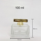 Creative 100ml Perfume Bottle with Zamak cap Spray Bottle Glass Bottle Bayonet Cosmetic Packaging