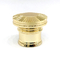 Custom Classic Gold color Zamak Aluminum Perfume Bottle Caps