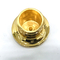 Custom Classic Gold Color Round Zamak Aluminum Perfume Bottle Caps