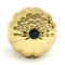 Custom Luxury Gold Color Zamak Metal Perfume Bottle Caps With Stone