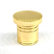 Classic Zinc Alloy Gold Plating Cylinder Shape Metal Zamac Perfume Bottle Cap