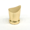 Creative Zinc Alloy Gold Plating Cylinder Shape Metal Zamac Perfume Bottle Cap