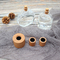 Natural Solid Wood Cylinder Type Perfume Bottle Cap With bottle