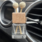 Car Air Conditioning Vehicle Air Outlet Clamp Square Glass With Wooden Cap