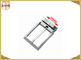 Kilt Nickel Leather Formal Teeth Square Shaped Clip Pin Nickel Color Belt Buckle