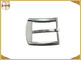 Metal Zinc Alloy Pin Belt Buckle With Clips Nickel Color With 40 MM