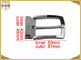 1 / 2 Inch Pin Metal Belt Buckle Silver Finishing For Men's Casual Belts