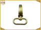 Quick Release Brass Plating Swivel Snap Hooks With Oval Ring Environmental Protection